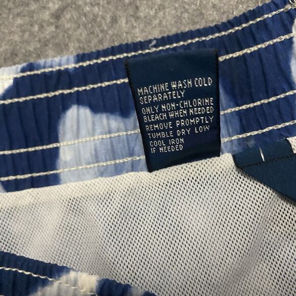 Polo Ralph Lauren Swim Trunks Mens 3XB Blue Floral‎ Pockets Pony Logo - Picture 8 of 11